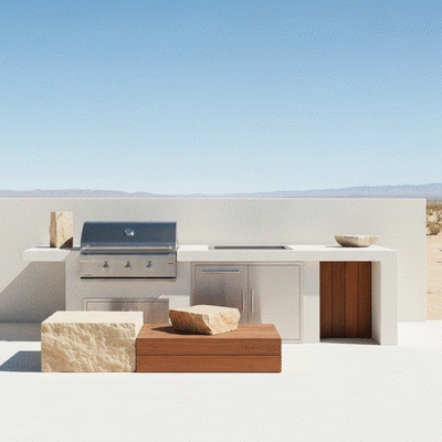 Outdoor kitchen materials in Arizona