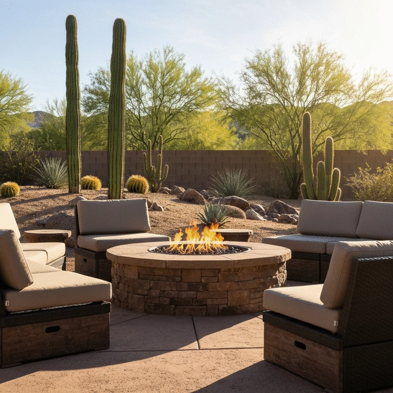 Best Materials for Outdoor Fire Pits in Arizona Heat (Cave Creek Homeowner Guide)