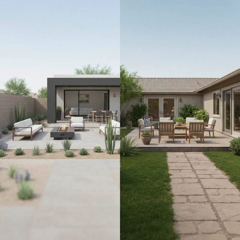 Modern vs Traditional Backyard Design: Which Style Works Best in Arizona