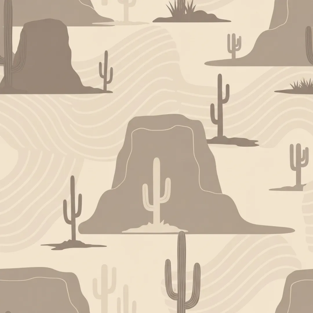 Desert landscape pattern